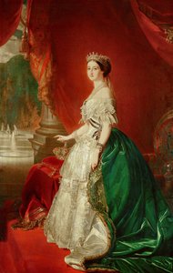Keizerin Eugenie van Frankrijk (1826-1920) vrouw van Napoleon Bonaparte III (1808-73)